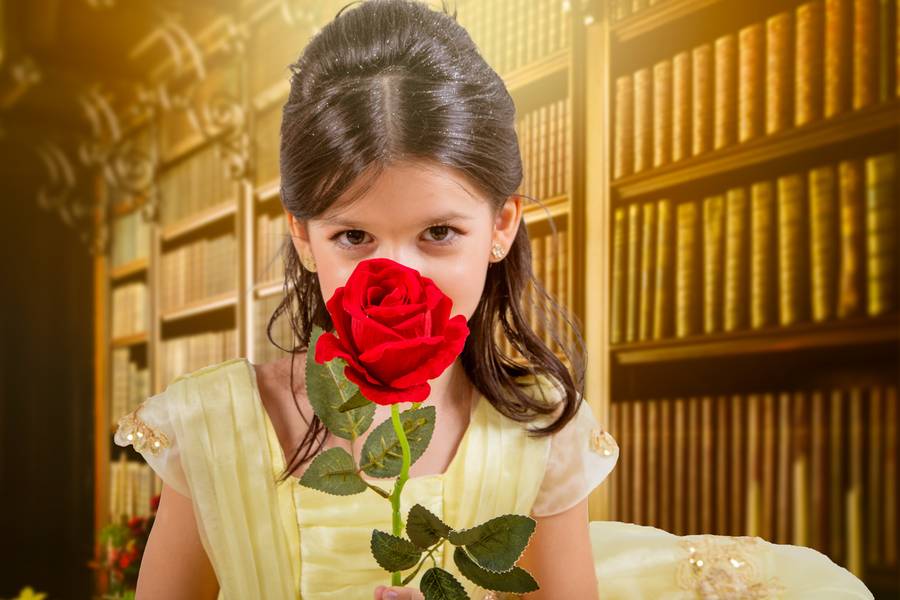 Fotografia Lúdica de Ensaio fotográfico inspirado na Bela e a Fera