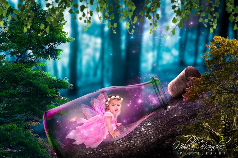 Fotografia Lúdica de Jardim encantado