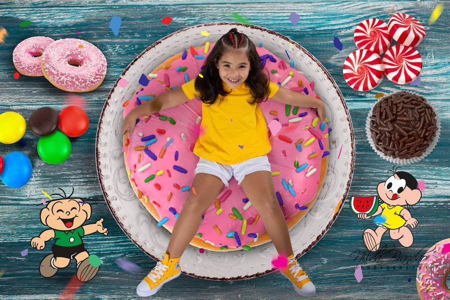 Fotografia Lúdica de Ensaio Inspirado na Magali