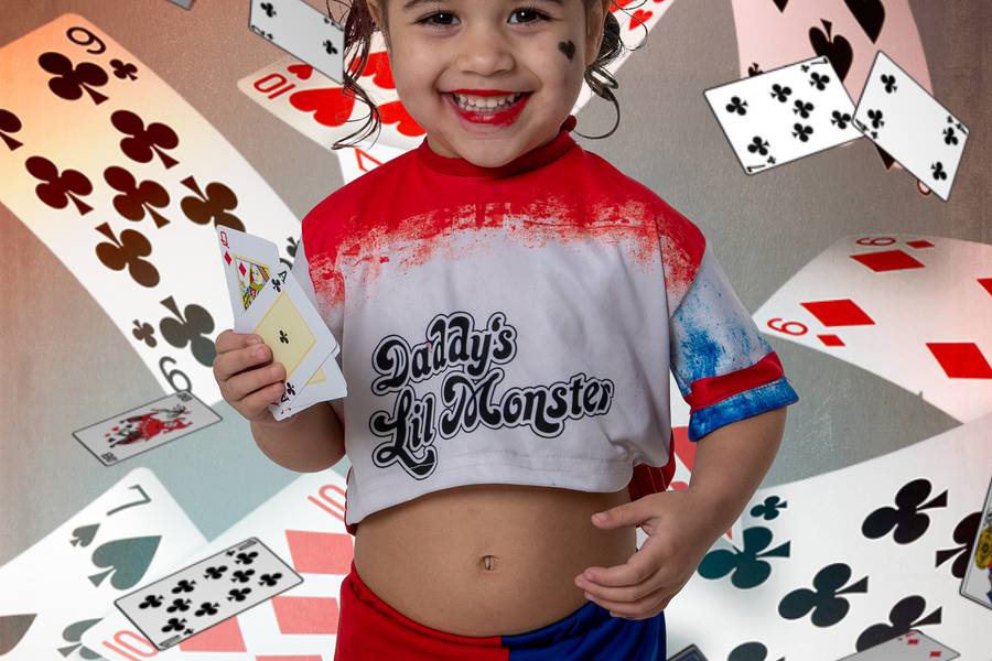 Fotografia Lúdica de Família Esquadrão Suicida