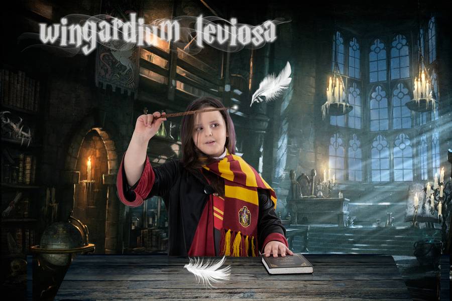 Fotografia Lúdica de Ensaio inspirado na Hermione - Harry Potter