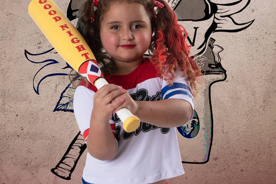 Fotografia Lúdica de Ensaio inspirado na Harley Quinn (Arlequina)