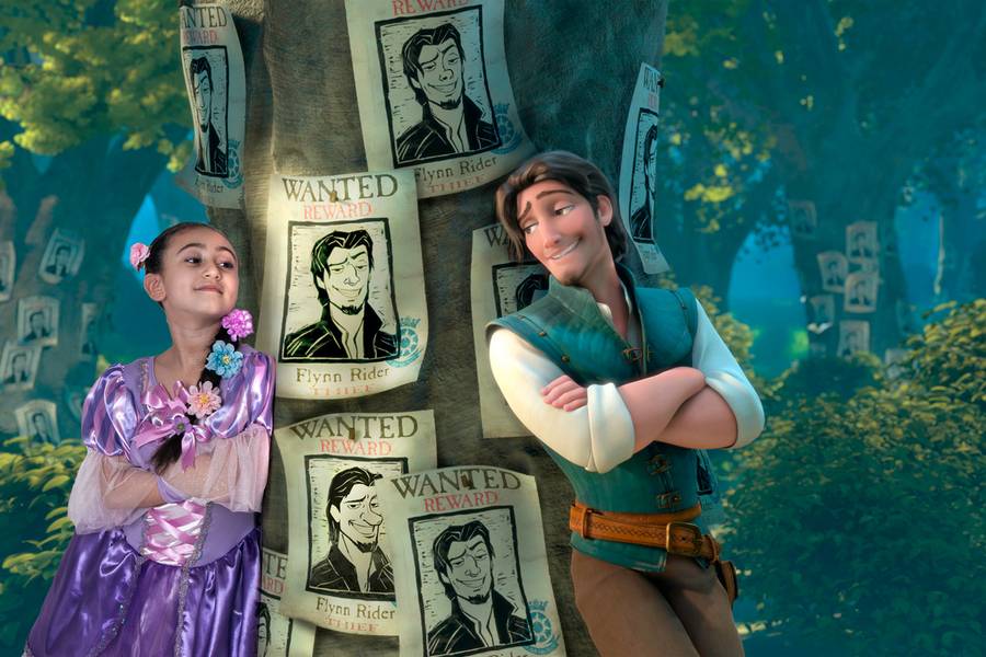 Fotografia Lúdica de Ensaio Inspirado em Enrolados da Disney