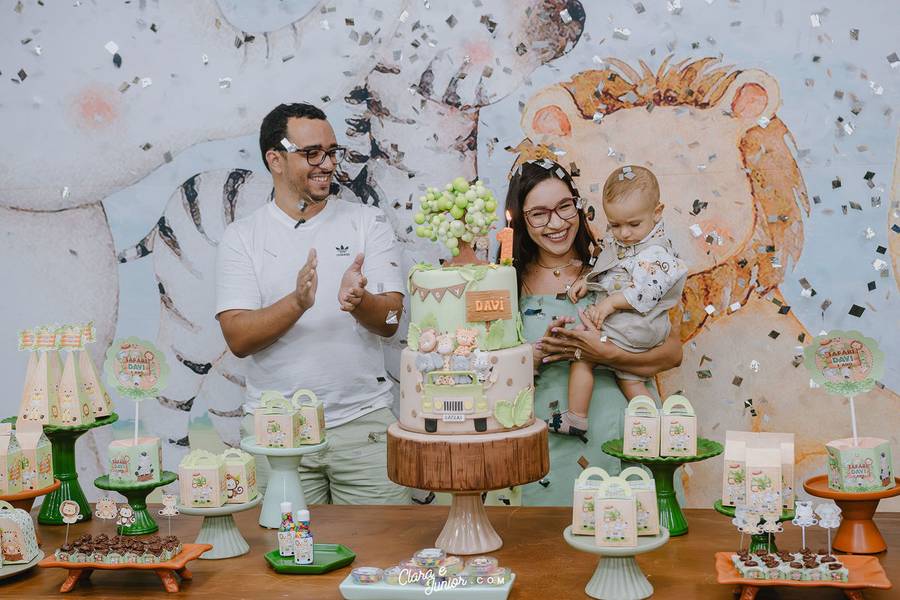 Família de 1 aninho do Davi