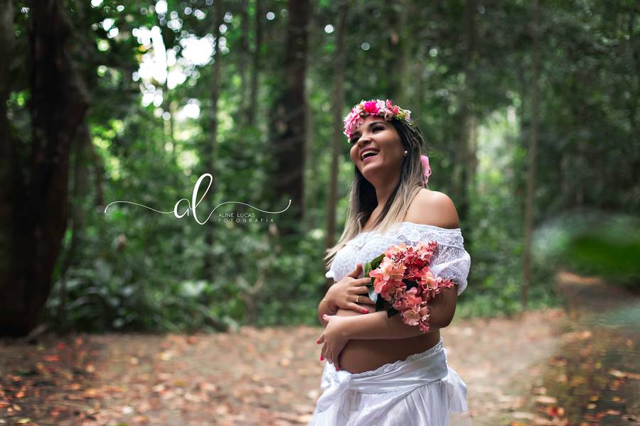 Ensaio Gravidíssima  de À espera de Manuela 