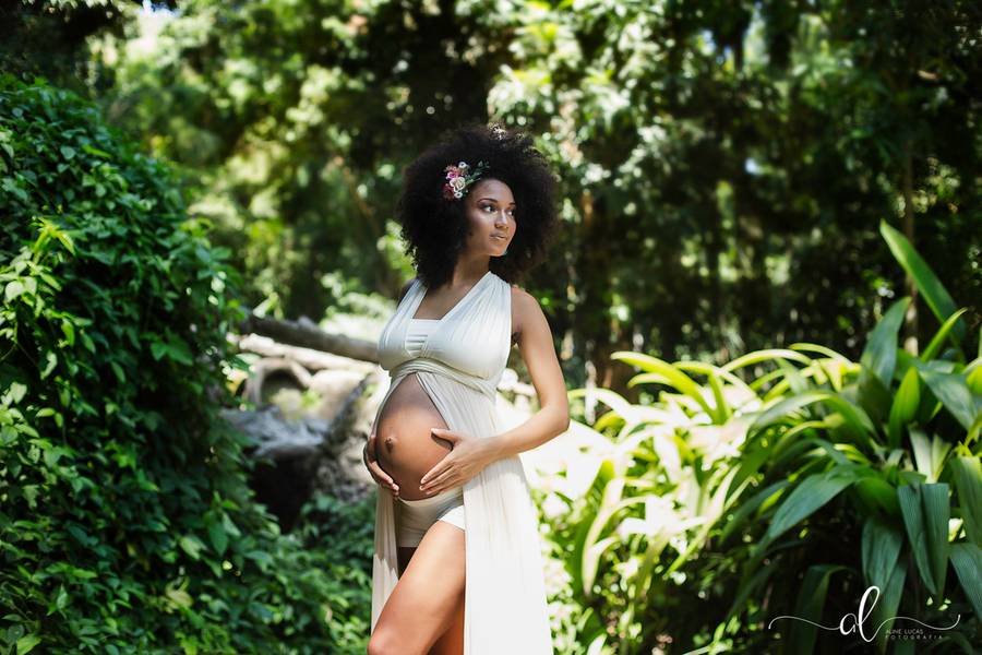 Ensaio Gravidíssima  de Vitória, à espera de Kauã e Kalel