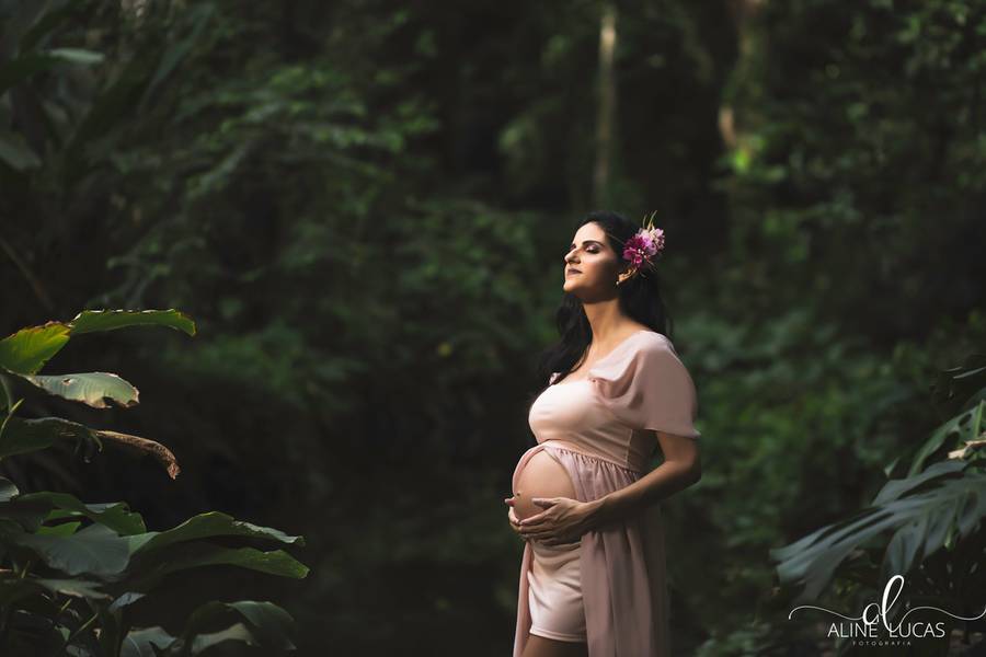 Ensaio Gravidíssima  de Nikolle, à espera de Sophia 