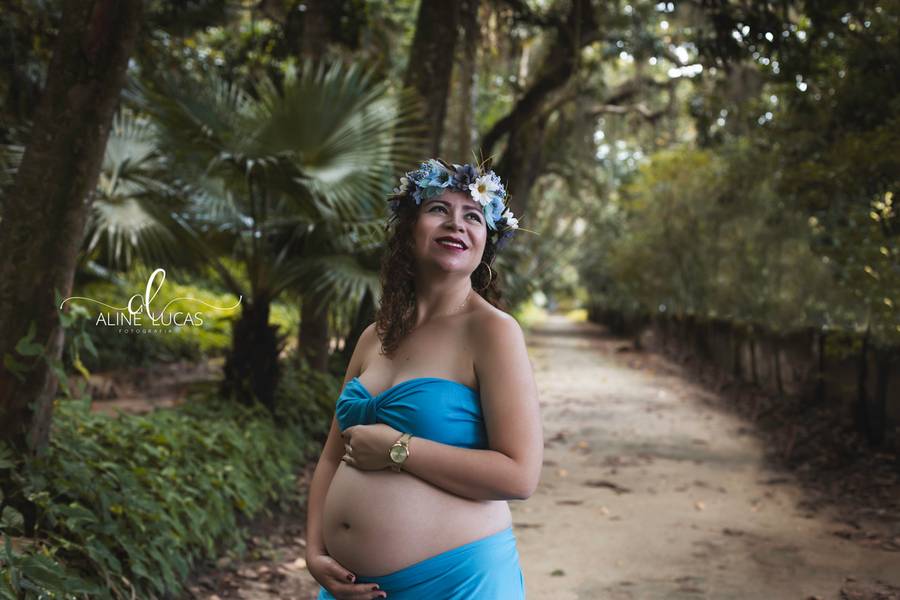 Ensaio Gravidíssima  de Marcia, à espera de Heitor 