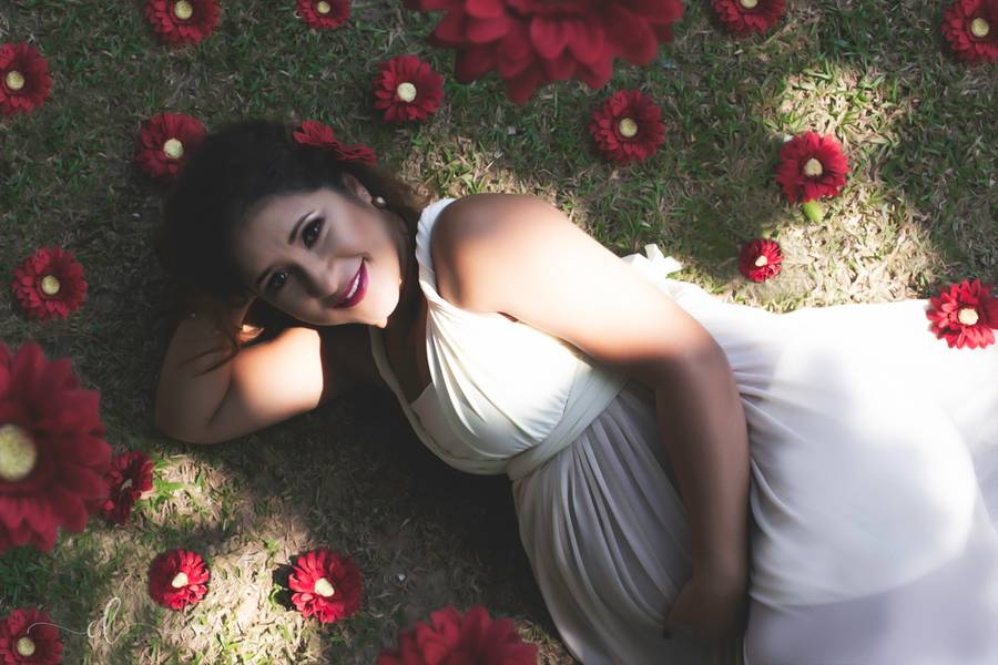 Ensaio Gravidíssima  de Fernanda, à espera de Luiza