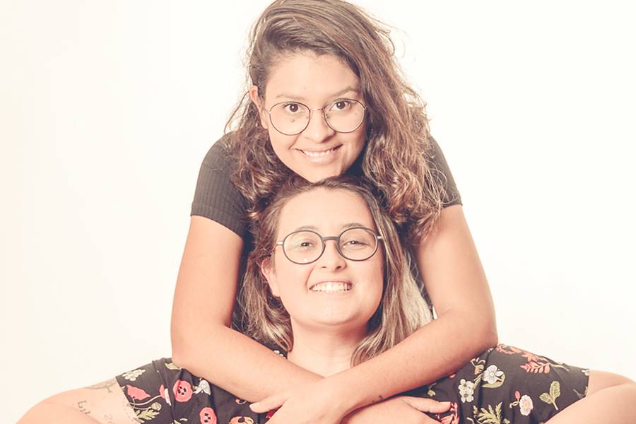 Casal de  Ana Carolina e Barbara