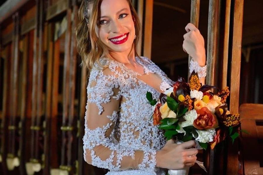 Buques de Lindo buquê confeccionado para um editorial.