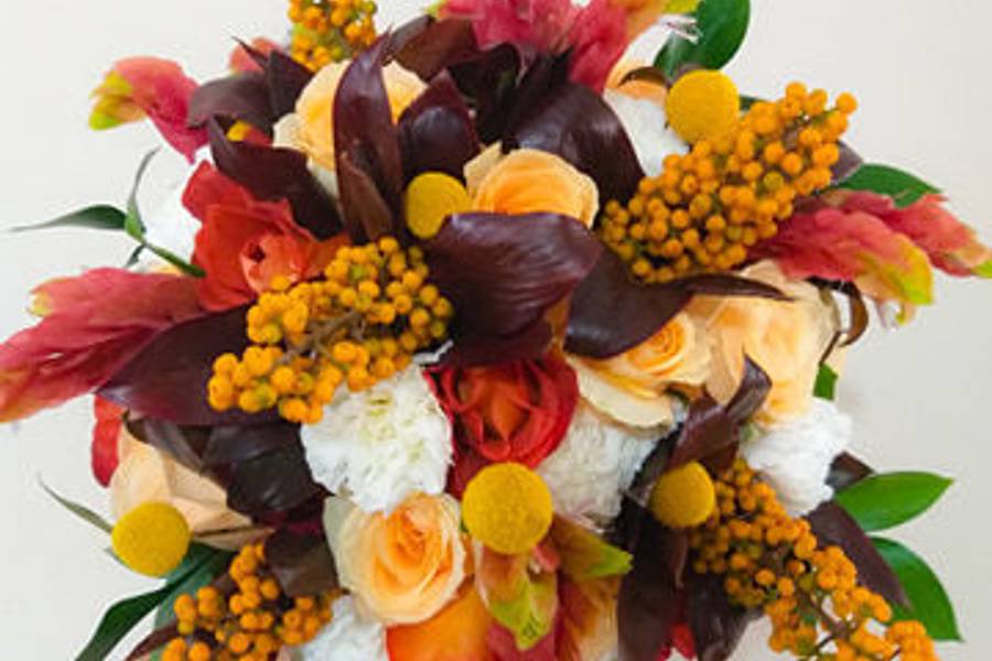 Buques de Buque de com rosas peach