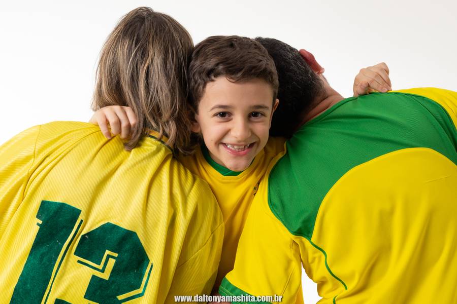 Ensaios no estúdio de Família Costa