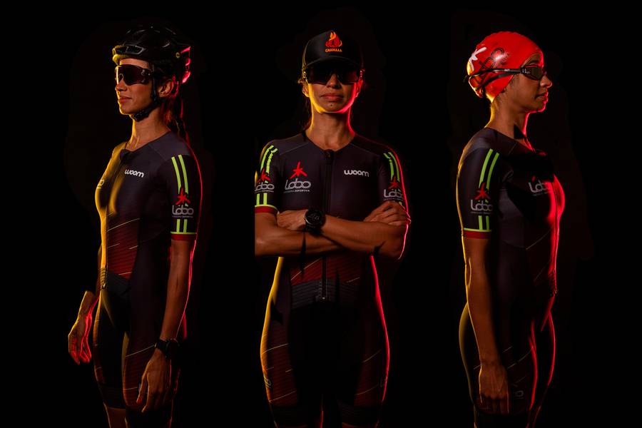 Ensaios no estúdio de Triatlhon - Marcinha