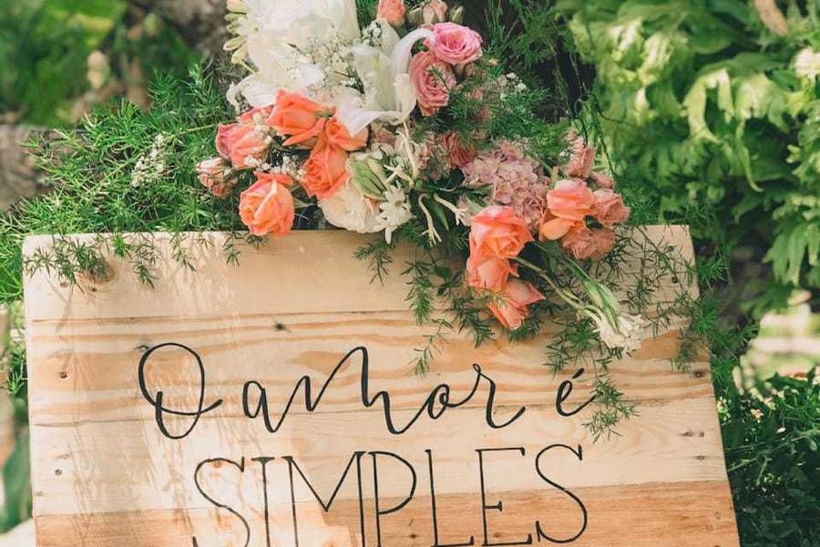 Lettering de PLACAS BOAS VINDAS 