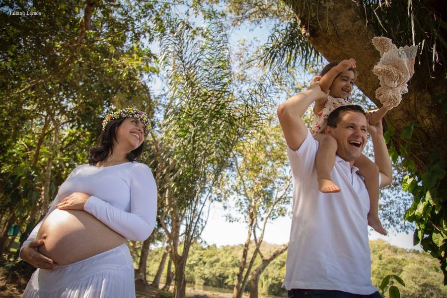 Gestantes de Luiz Augusto, Marianne, Júlia e Luiza
