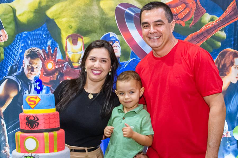 ANIVERSÁRIO de MIGUEL 3 ANINHOS ❤️