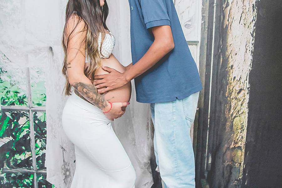 Ensaio Gestante Estúdio  de Gestante Dayane Oliveira ♥ 