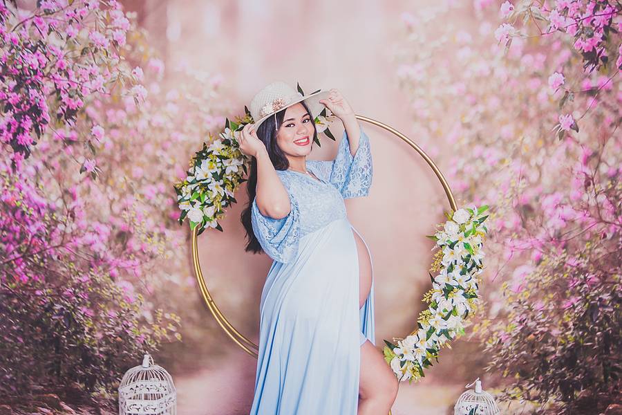 Ensaio Gestante Estúdio  de Gestante Luana ♥