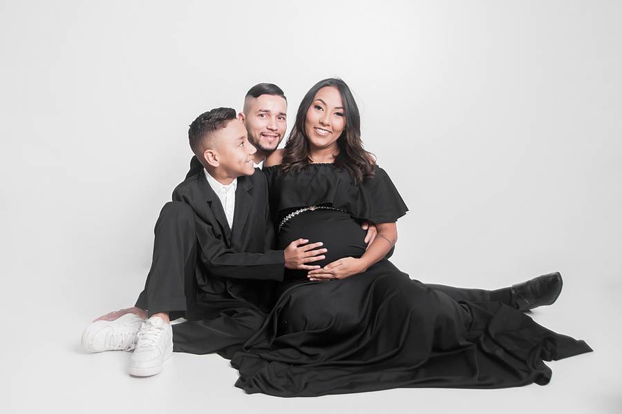 Ensaio Gestante Estúdio  de Gestante Amanda ♥  