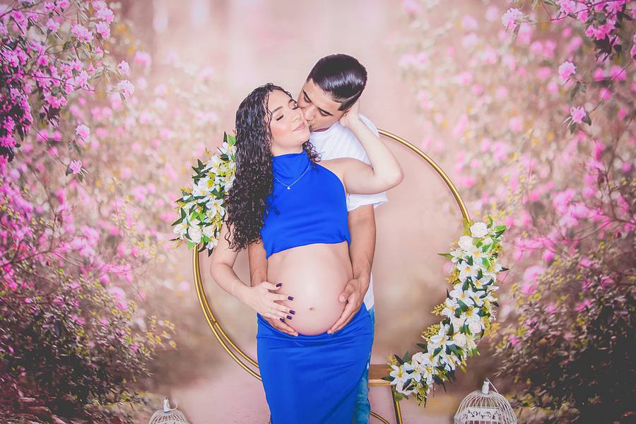 Ensaio Gestante Estúdio  de Gestante Elena ♥