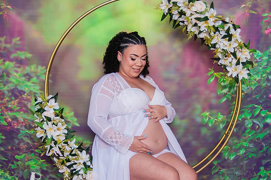 Ensaio Gestante Estúdio  de Gestante Daniela 