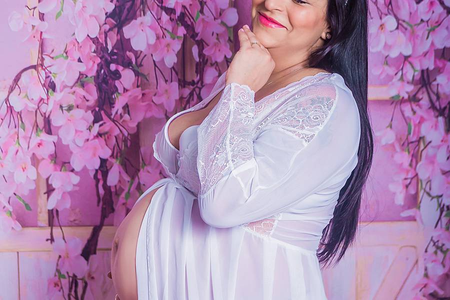 Ensaio Gestante Estúdio  de Gestante Joyce ♥