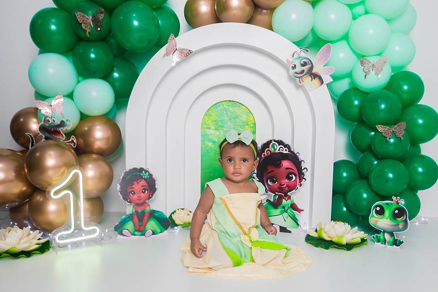 Ensaio de Smahs The Cake ♥  de Luara ♥  Princesa Tiana Baby 