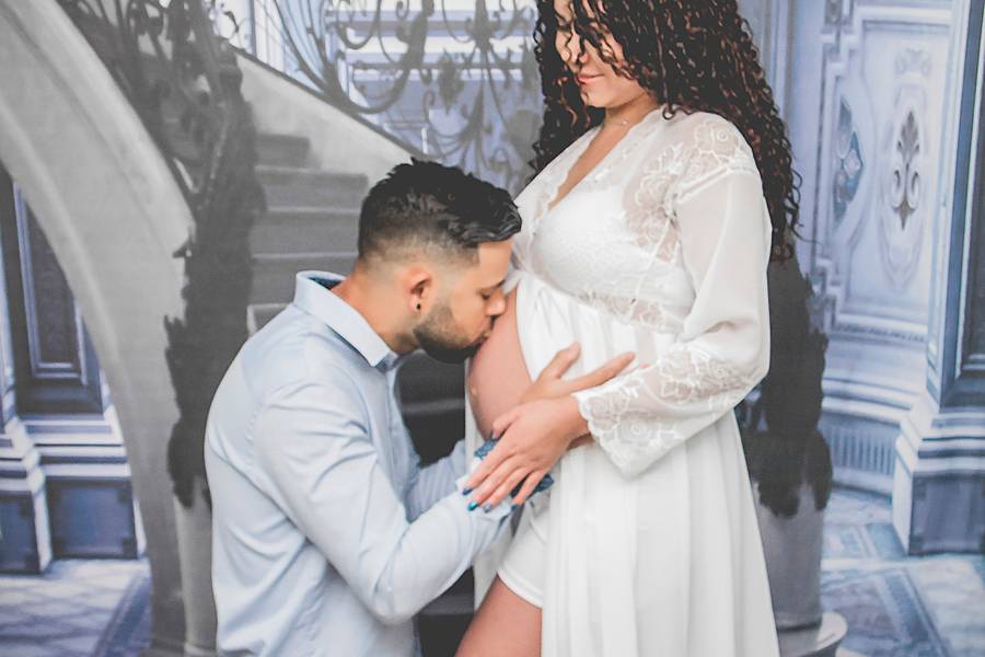 Ensaio Gestante Estúdio  de Gestante Tais do Carmo 