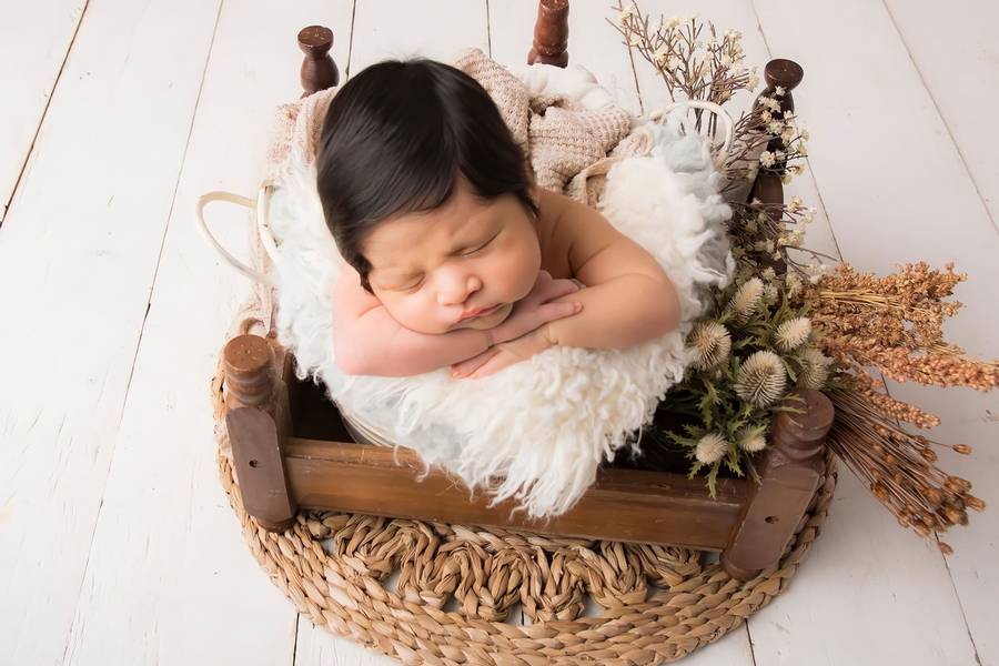 Ensaio Newborn de Matthew Mitchell 14 dias