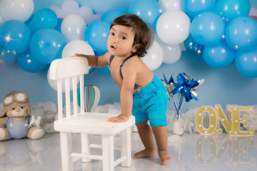 Smash the Cake de Lucas 1 aninho 