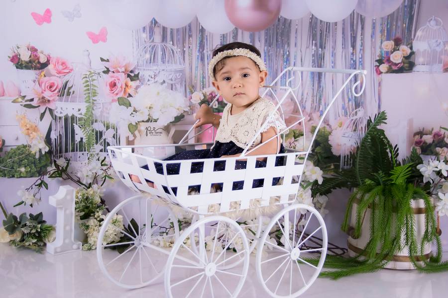 Smash the Cake de Heloísa 1 aninho 