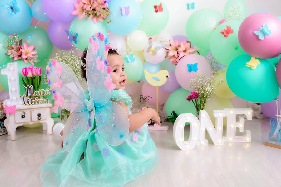 Smash the Cake de Maitê 1 ano