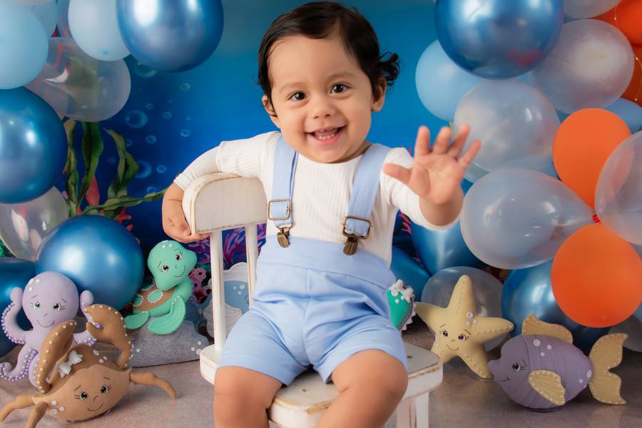 Smash the Cake de Thomas 1 ano