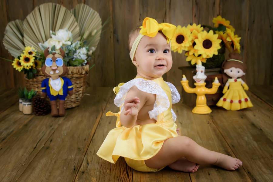 Ensaio Infantil de Maria clara 11 meses