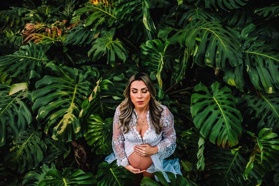 Gestantes de Juliane e Bruno á espera de Eloisa