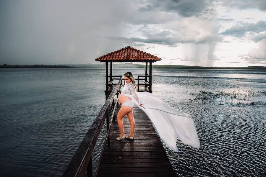 Gestantes de Isadora e Mailon