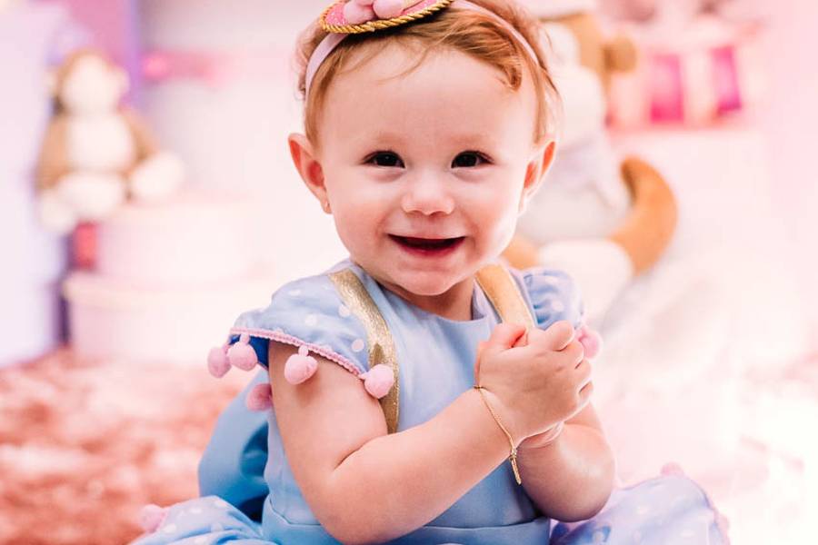 Infantil  de Aniversário Valentinain 1aninho