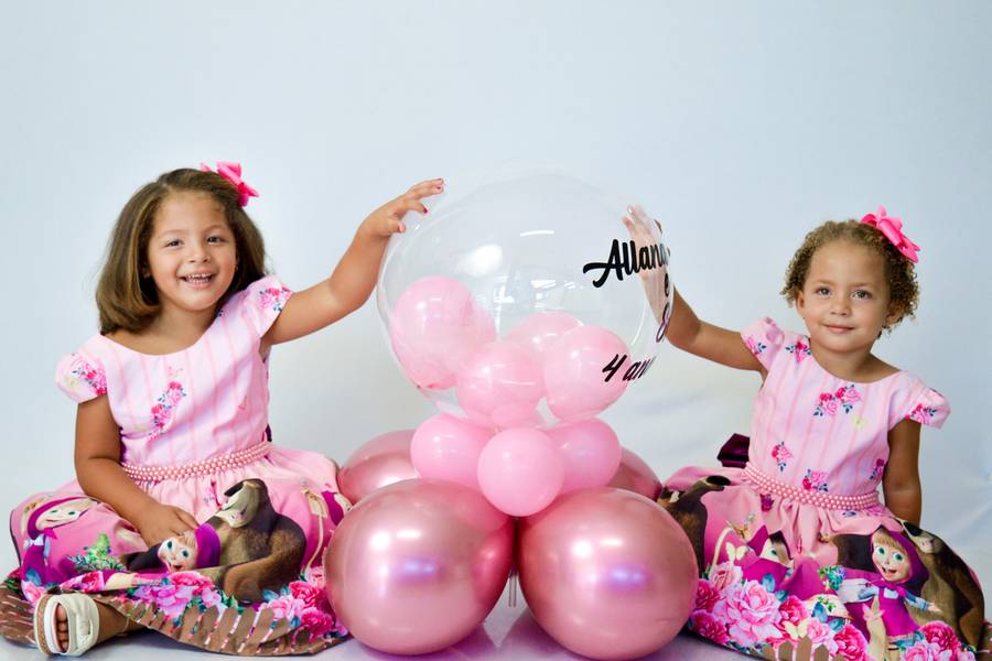 Ensaio infantil de Ensaio de Gêmeas Allana e Elloá 