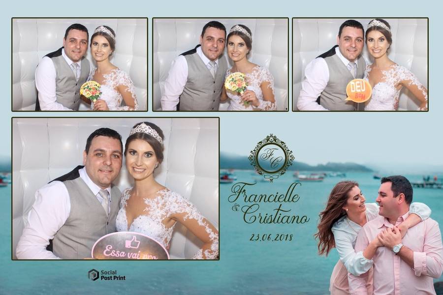 Cabine de Fotos de Casamento Francielle & Cristiano