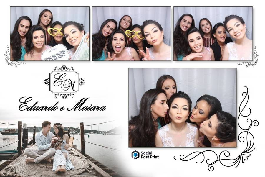 Cabine de Fotos de Casamento Eduardo e Maiara