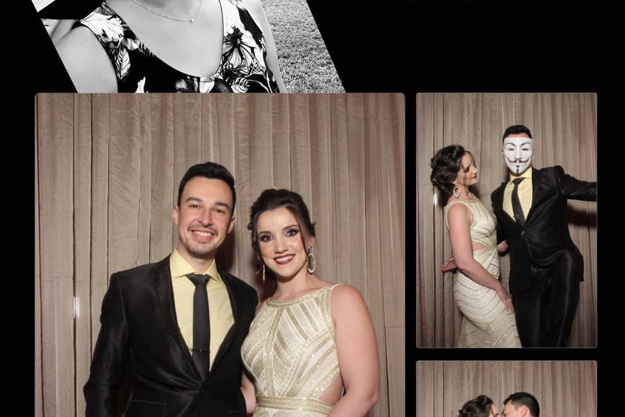 Espelho Mágico Interativo de Casamento Tatiana e Muriel