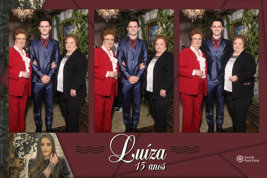 Espelho Mágico Interativo de 15 Anos Luíza