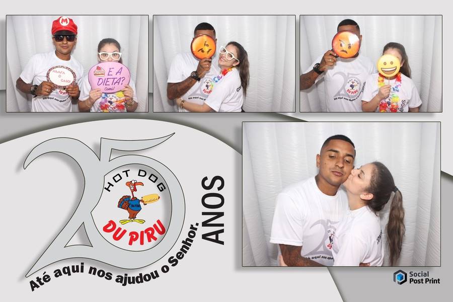 Cabine de Fotos de 25 Anos Hot Dog Du Piru