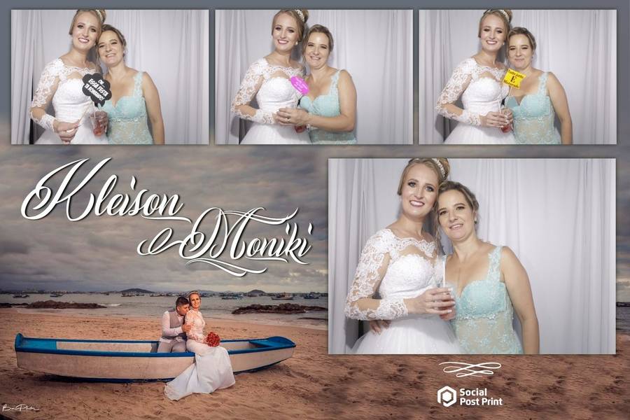 Cabine de Fotos de Casamento Moniki & Kleison