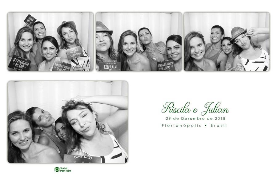 Cabine de Fotos de Casamento Priscila & Julian
