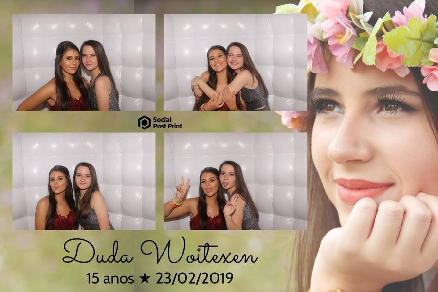 Cabine de Fotos de 15 Anos Duda Cabine de Fotos