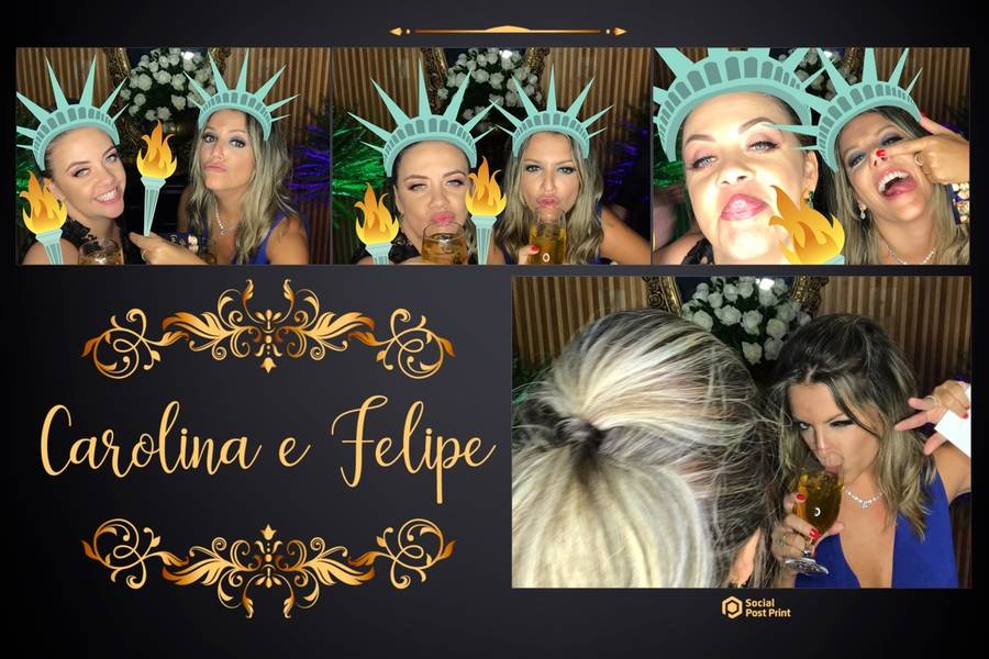 Fun Station de Casamento Carolina & Felipe