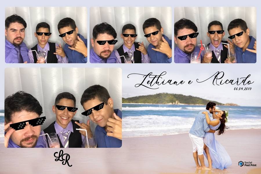 Cabine de Fotos de Casamento Lethiane & Ricardo