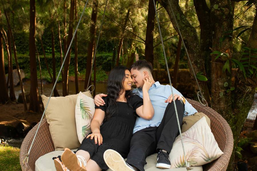 Fotos de Ensaio Namoro de Sessão pré casamento de Kamila e Rian